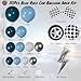Ceeulvu Blue Race Car Balloon Arch Kit with LightningTireCheckered Balloons Blue Silver Racing Party Decorations for 2nd Boy Birthday Fast One or Two Fast Party Theme - Image 4