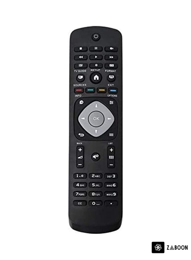 Zaboon Remote Control For Philips LCD, LED, Smart TV Black