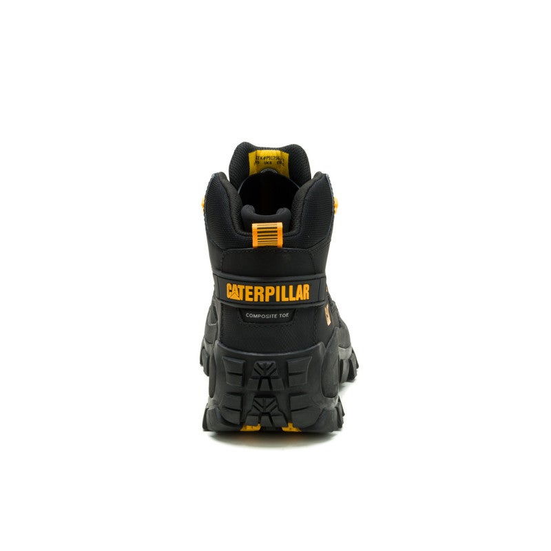 CATERPILLAR بوت عمل CAT Invader Mid Vent WP NM للرجال - رأس مركب مقاوم للماء، مقاوم للانزلاق، مصنف EH، مريح مع تهوية - أسود - Image 4