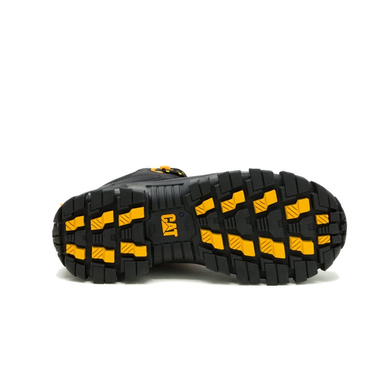 CATERPILLAR بوت عمل CAT Invader Mid Vent WP NM للرجال - رأس مركب مقاوم للماء، مقاوم للانزلاق، مصنف EH، مريح مع تهوية - أسود - Image 5