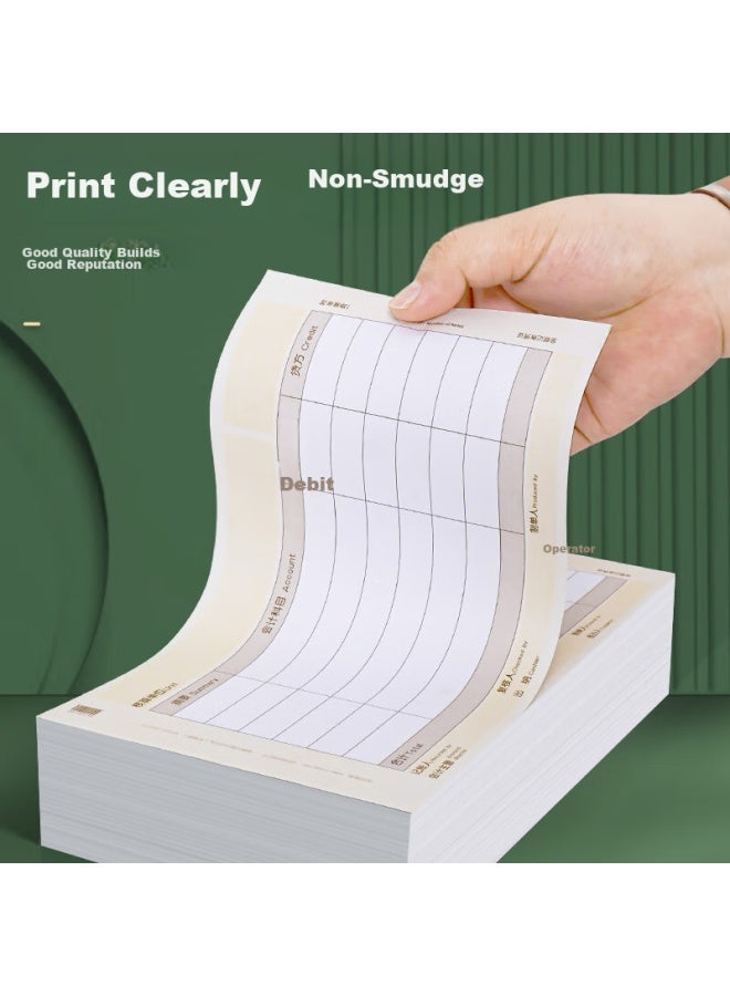 Simaa Kpj103 Invoice Version Laser Amount Accounting Voucher Printing Paper, 80g, 240*140mm, 2000 Sheets/box, Compatible With Yonyou T3/t6/u8 And Other Software - Image 3
