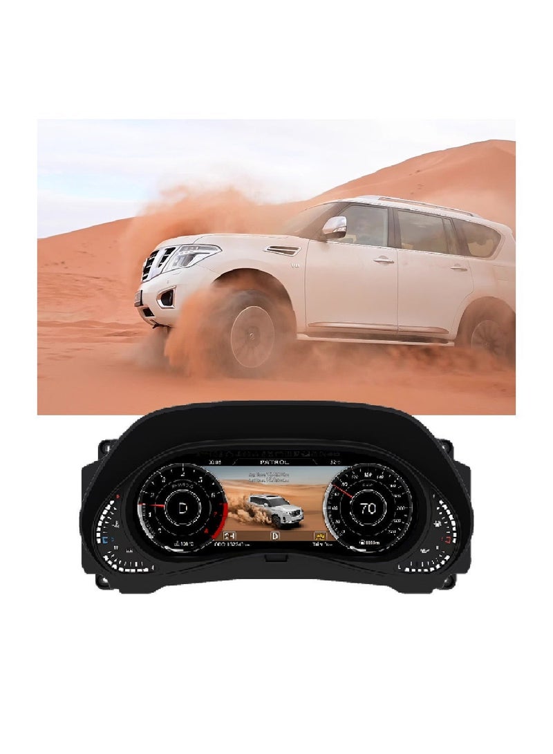 Nissan Armada/control/Infiniti Y62 Pro OX80 and OX5 speedometer upgraded digital dashboard display, 12.3-inch high-definition screen 1920 * 720, quick start in 2 seconds, plug and play, lossless installation, OTA upgrade - Image 1