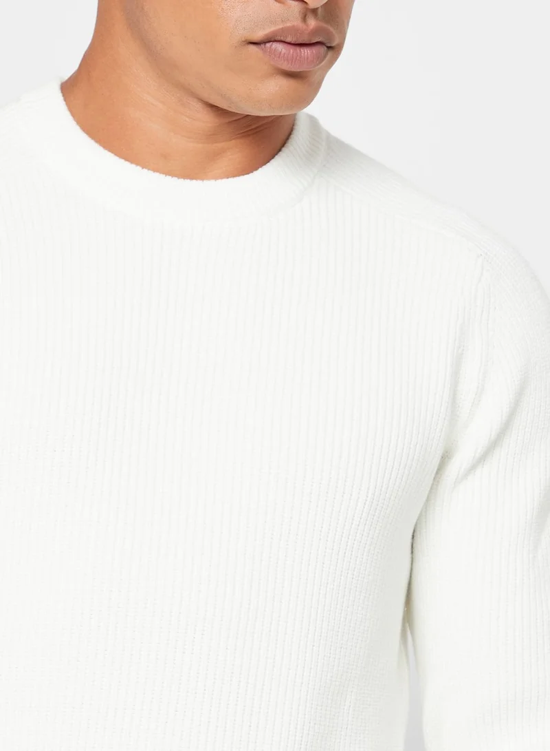 Mango Man Essential Crew Neck Sweater