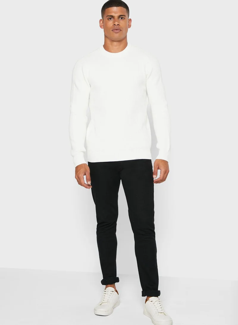 Mango Man Essential Crew Neck Sweater