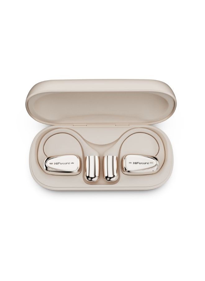 HiFuture Mate Pro 2 Wireless Headphones, Sonic Experience, Gold Color  - Image 3