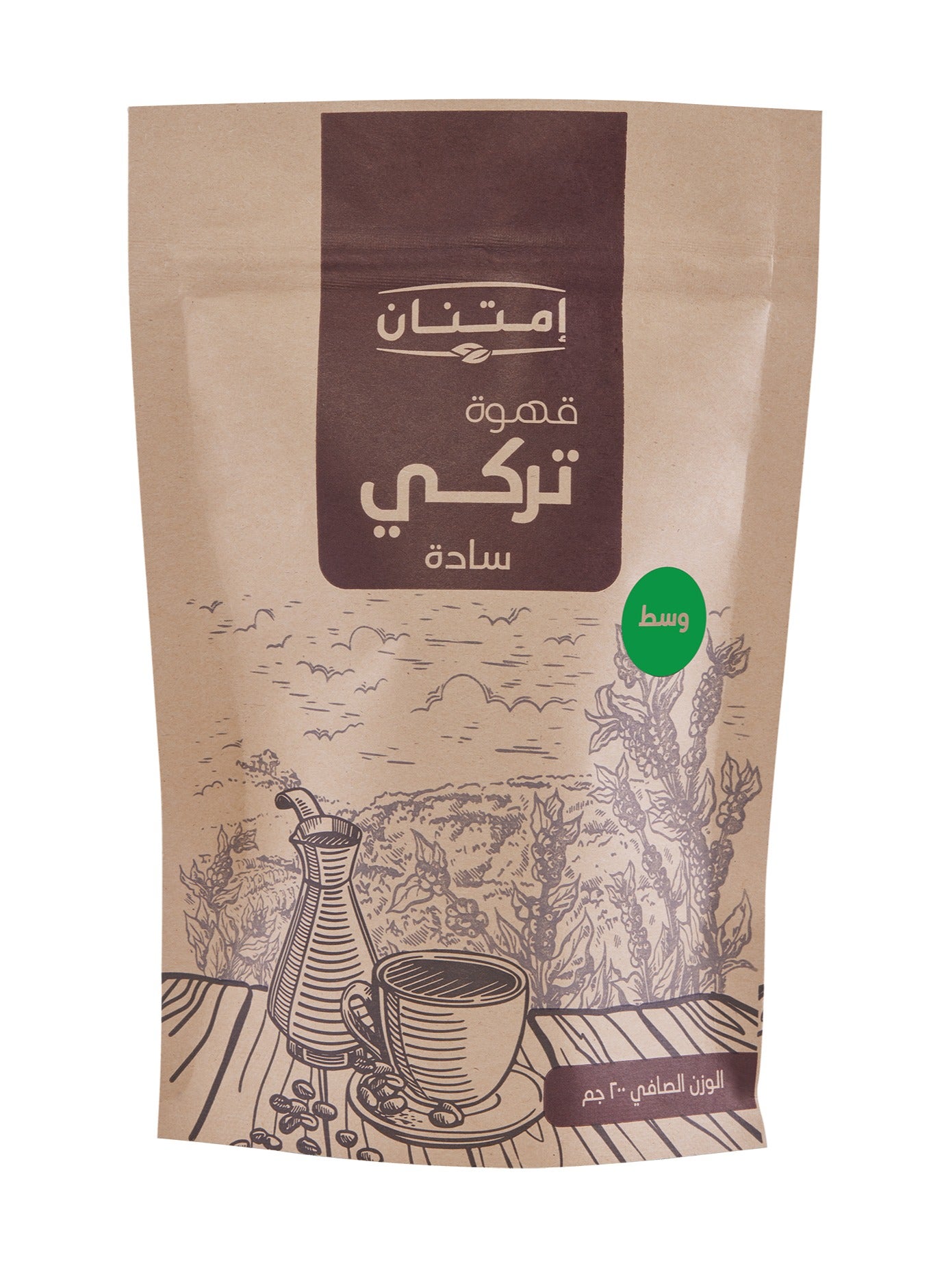 سعر ومواصفات امتنان قهوه تركى ساده وسط 200 جرام (ZA72A22E4C041233ED5AEZ) على Noon EG