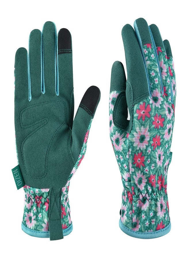 OIZEN Gardening Gloves for Women and Men, 1 Pair of Thorn Proof Garden Gloves, Rose Picking Gloves for Yard, Size Medium - Image 1