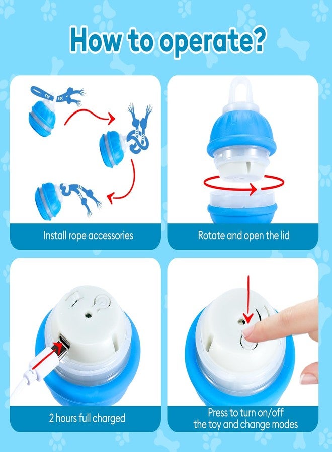 R RUCKERCO Interactive Dog Toys for Dogs - Automatic Moving Dog Toy Ball, Smart Dog Puzzle Toy for Boredom & Enrichment, Durable Dog Toys for Small Dogs & Aggressive Chewers, Puppy Interactive Toys - Image 5