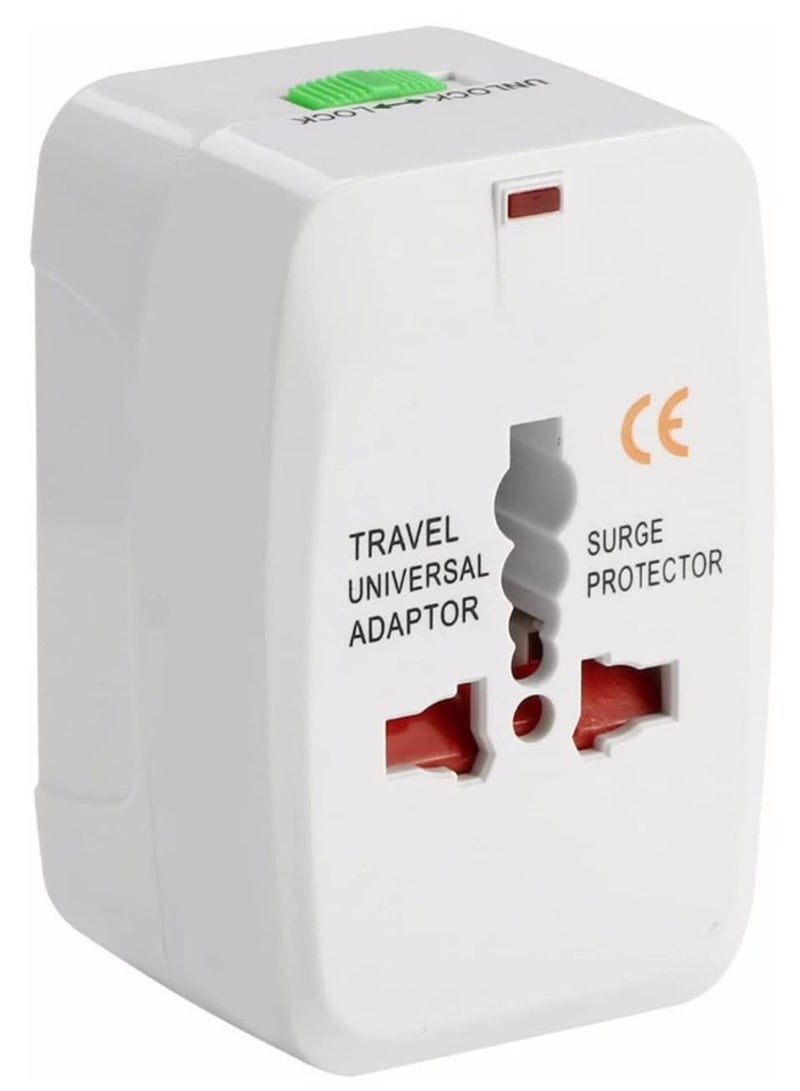 ELTRAZONE Universal Multi-Use Travel Power Charger Adapter - White - Image 1