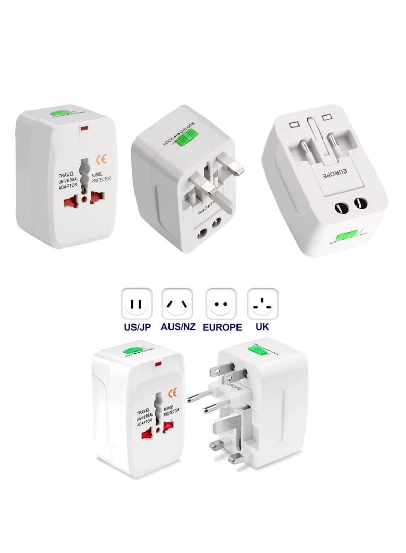 ELTRAZONE Universal Multi-Use Travel Power Charger Adapter - White - Image 4