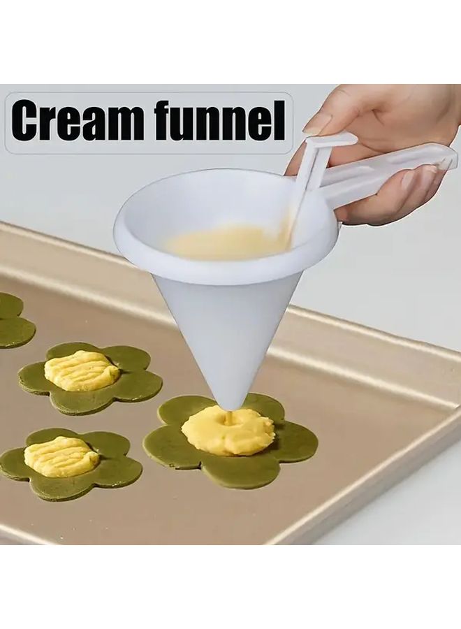 Adjustable Handheld Batter Dispenser With Stand 1pc Heavy Duty Plastic For Pancakes Muffins Cakes - Image 5