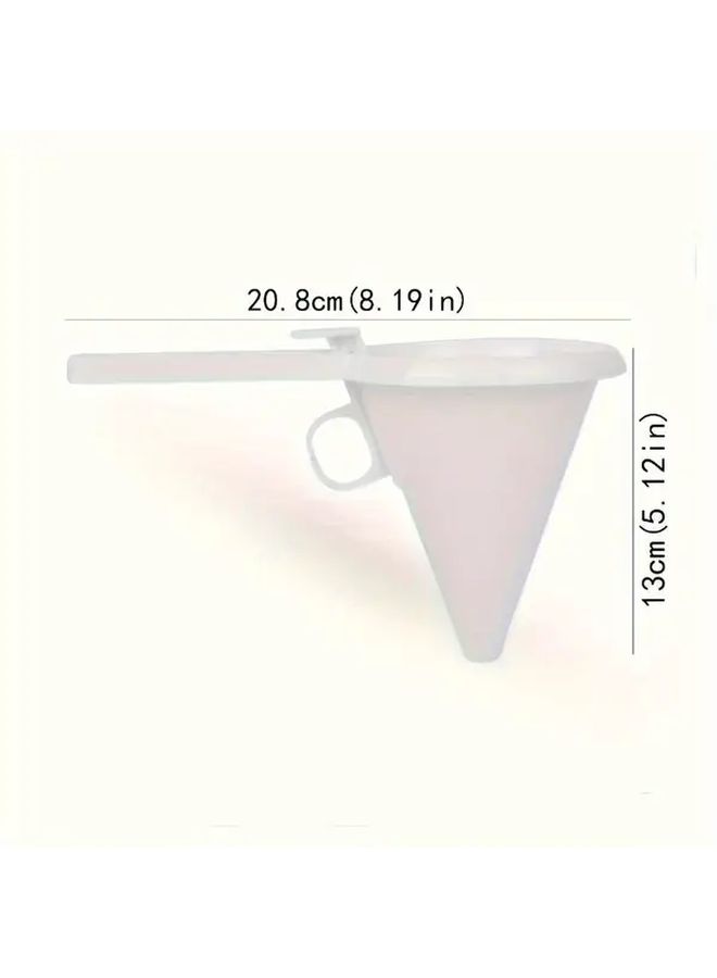Adjustable Handheld Batter Dispenser With Stand 1pc Heavy Duty Plastic For Pancakes Muffins Cakes - Image 2