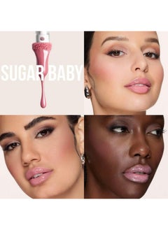 Huda Huda Beauty Faux Filler Extra Shine Lip Gloss - Sugar Baby (Light Pink) .13 oz / 3.9 ml  - Image 2