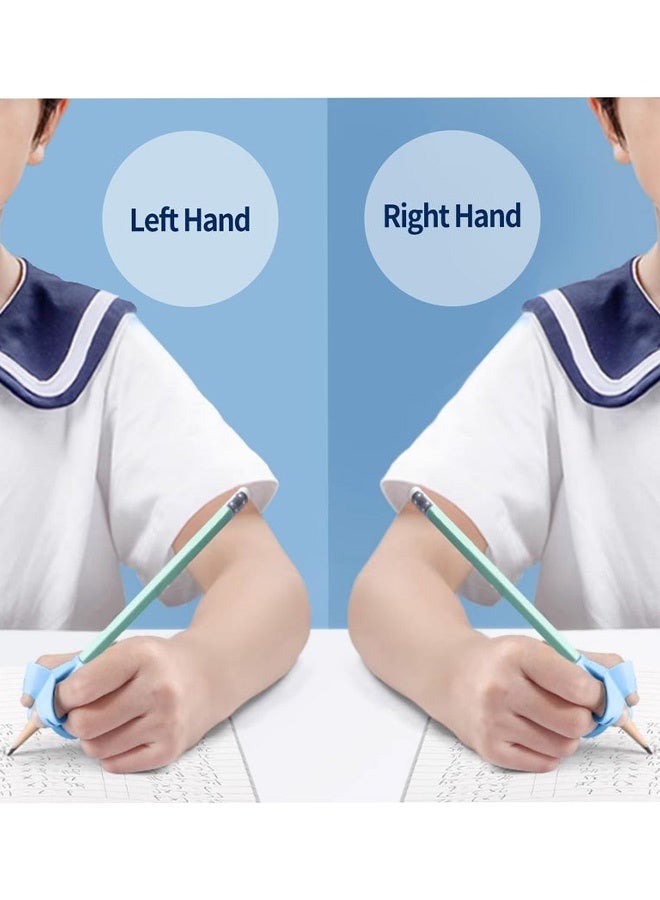 5 قطع من مقابض أقلام الرصاص للأطفال حامل أقلام الرصاص السيليكوني للأصابع للأطفال أدوات مساعدة الكتابة اليدوية، مقابض أقلام رصاص مريحة للمبتدئين تدريب تصحيح الوضع الكتابة - Image 4