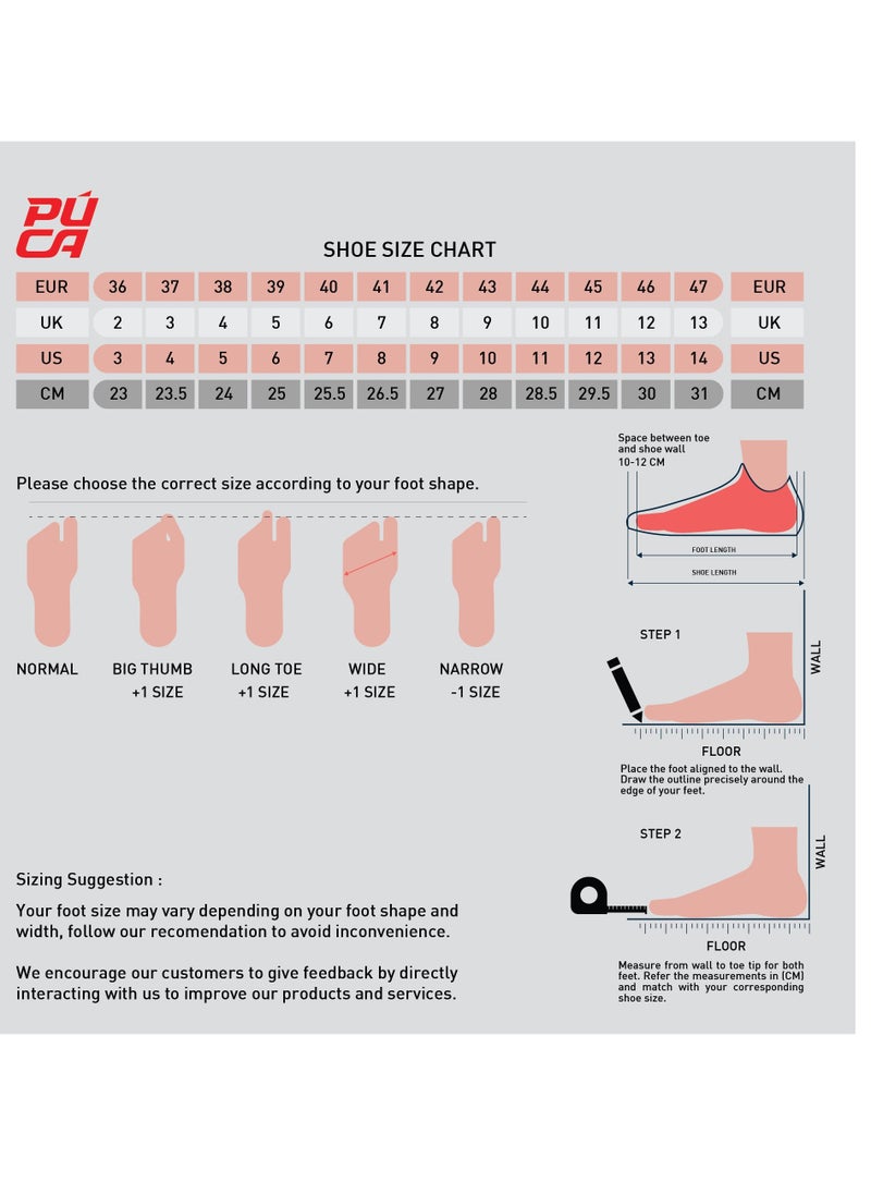 PUCA - PUCA Sneakers for Men | Light Weight | CURVE-X | Mesh Outer | X-Core Navy - Image 1