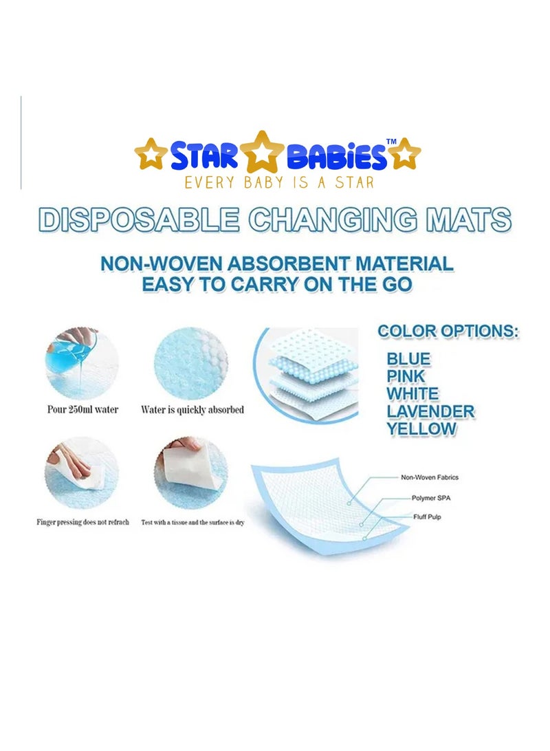 STAR BABiES Star Babies - Buy 1 Get 1 (Baby Walker with Free 20pcs Disposable Changing mat- Coffee  - Image 4