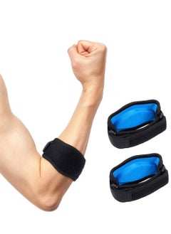 Oasisgalore 2-Pack Tennis Elbow Support Strap, Elbow Brace with Compression Pad for Pain Relief, Men & Women  - Image 1