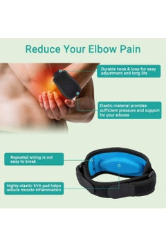 Oasisgalore 2-Pack Tennis Elbow Support Strap, Elbow Brace with Compression Pad for Pain Relief, Men & Women  - Image 5