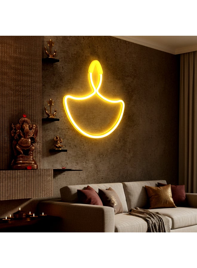 zayo LED  Diya Light  Warm White 60Cm - Plug in - Image 2