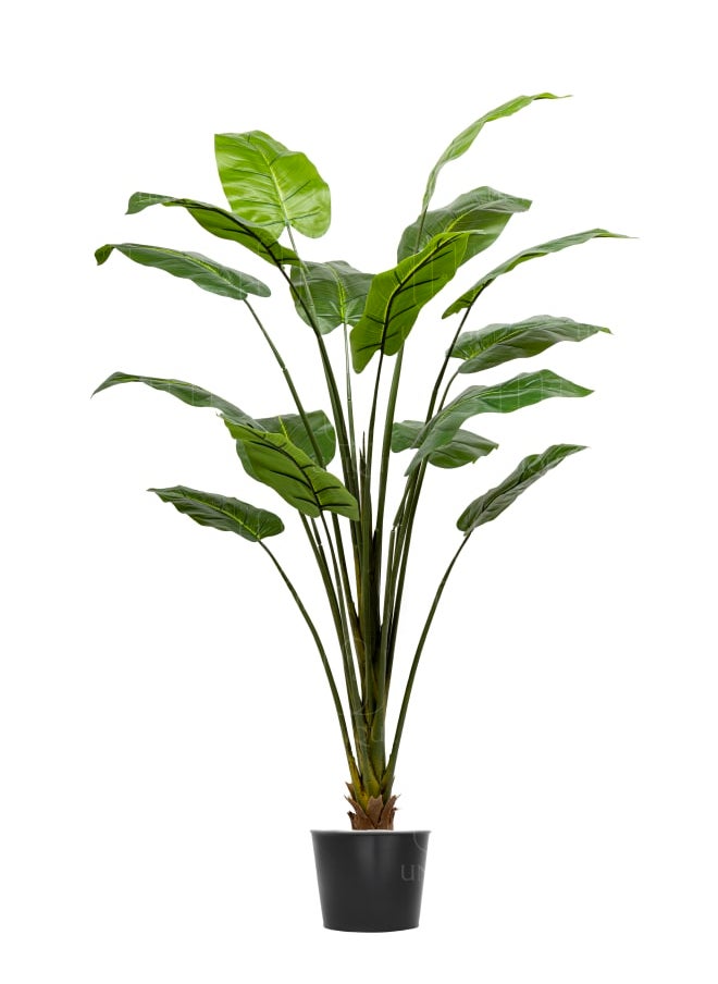 Unique Pots And Plants Banana Single Yellow Stem Artificial Tree H150CM  - Image 3