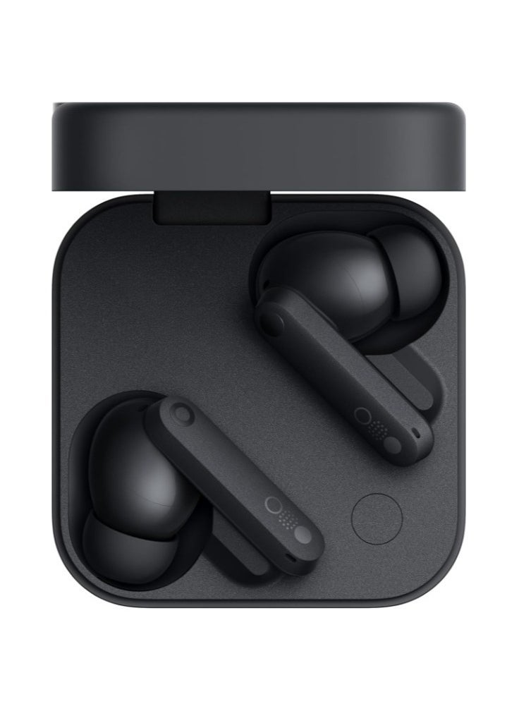 ELTRAZONE Buds Pro 2 True Wireless Earbuds with Integrated Clear Voice Technology 2.0 – 50 dB Smart Active Noise Cancellation, Spatial Audio Effect, Middle East Version – Wireless Bluetooth Earphones with Superior Sound Quality and Long Battery Life (Black) - Image 1