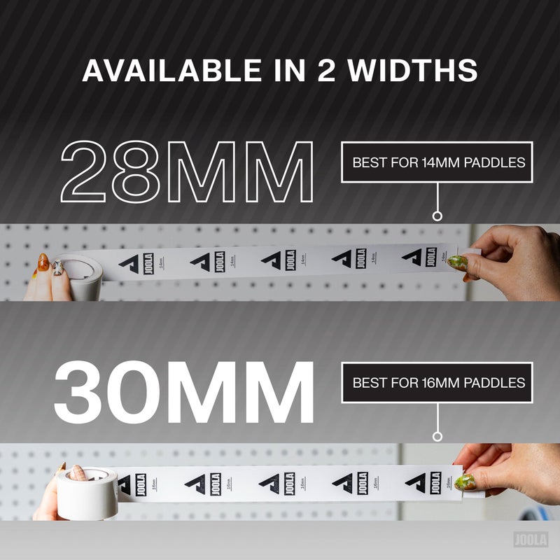 JOOLA Clear Edge Guard Tape - Protects Pickleball Paddle Edge Guard & Covers Lead Tape - Fits All Brands and Most Paddle Sizes - Choose Either 28mm or 30mm Thickness - Image 5