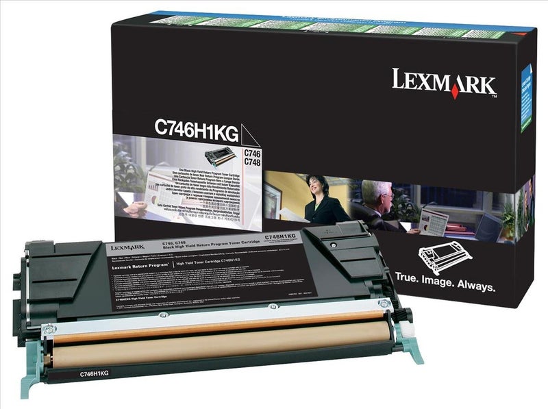 Lexmark™ C746H1KG High-Yield Black Toner Cartridge - Image 4