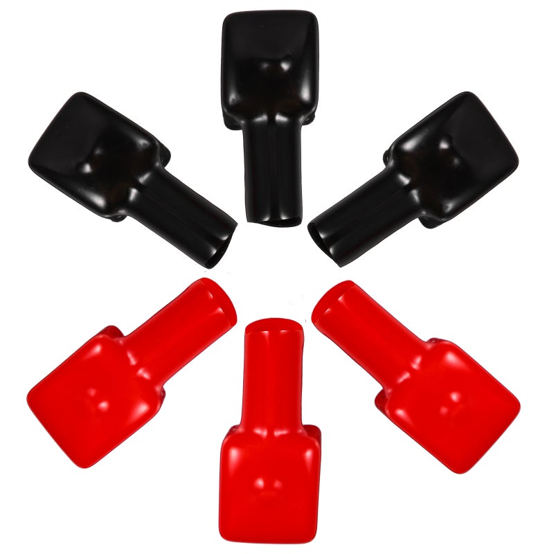 6pcs Battery Terminal Protector Negative Battery Cover Terminal - Image 1
