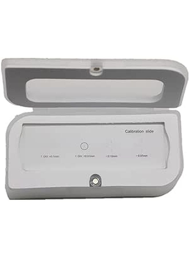 Microscope Calibration Slide Optical Glass 25x75mm Reticle Micrometer Ruler 0 01mm 0 1mm Divisions - Image 1