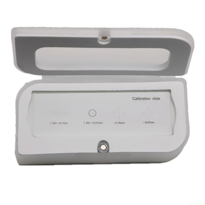 Microscope Calibration Slide Optical Glass 25x75mm Reticle Micrometer Ruler 0 01mm 0 1mm Divisions - Image 2