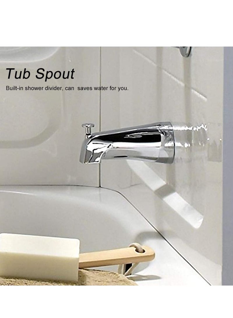 KASTWAVE Kitchen Sink Faucets, Bathroom Sink Faucet Stainless Steel Wall Mounted Concealed Faucet for Shower Home Bathtub Bathroom - Image 3