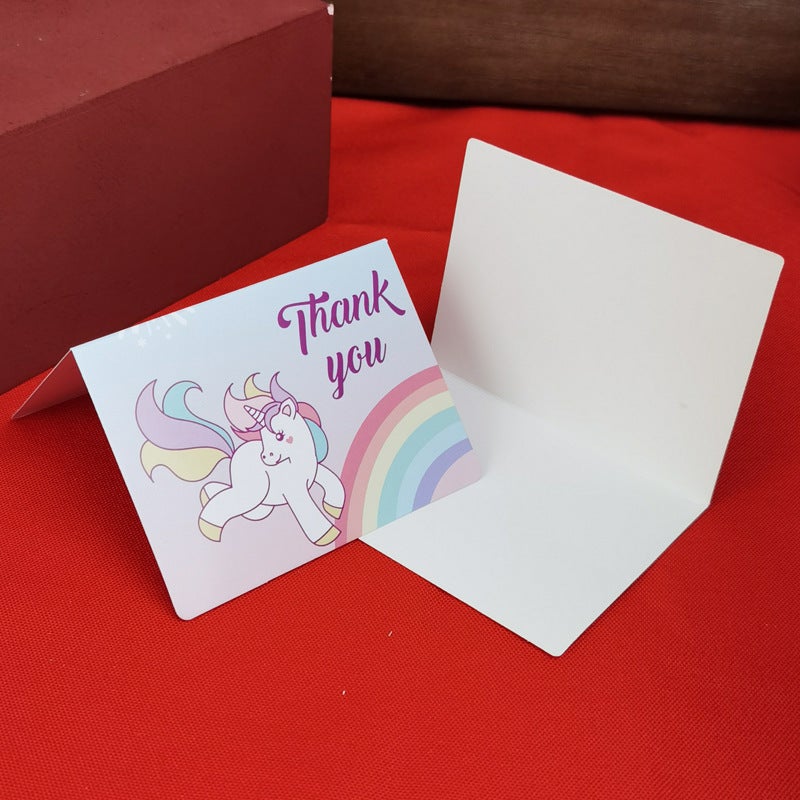 Postage Creative Small Fresh Thank You Greeting Card Flowers Birthday Small Card Praise After-Sales Mixing Gift Box Blessing Greeting Card - Image 1