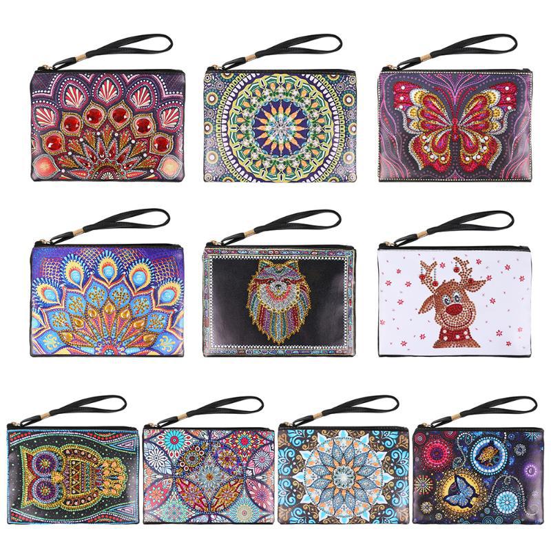 Diamond Painting Special-Shaped Diamond Bag Portable Derivatives Diy Diamond Embroidered Butterfly Coin Purse 5D Round Diamond Mandala - Image 2