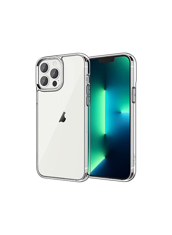 Jetech Case for iPhone 13 Pro Max 6.7-Inch, Non-Yellowing Shockproof Phone Bumper Cover, Anti-Scratch Clear Back (Clear) - Image 1