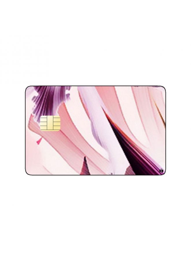 RKN PRINTED BANK CARD STICKER Beautiful Tree Leaves Drawing - Image 1