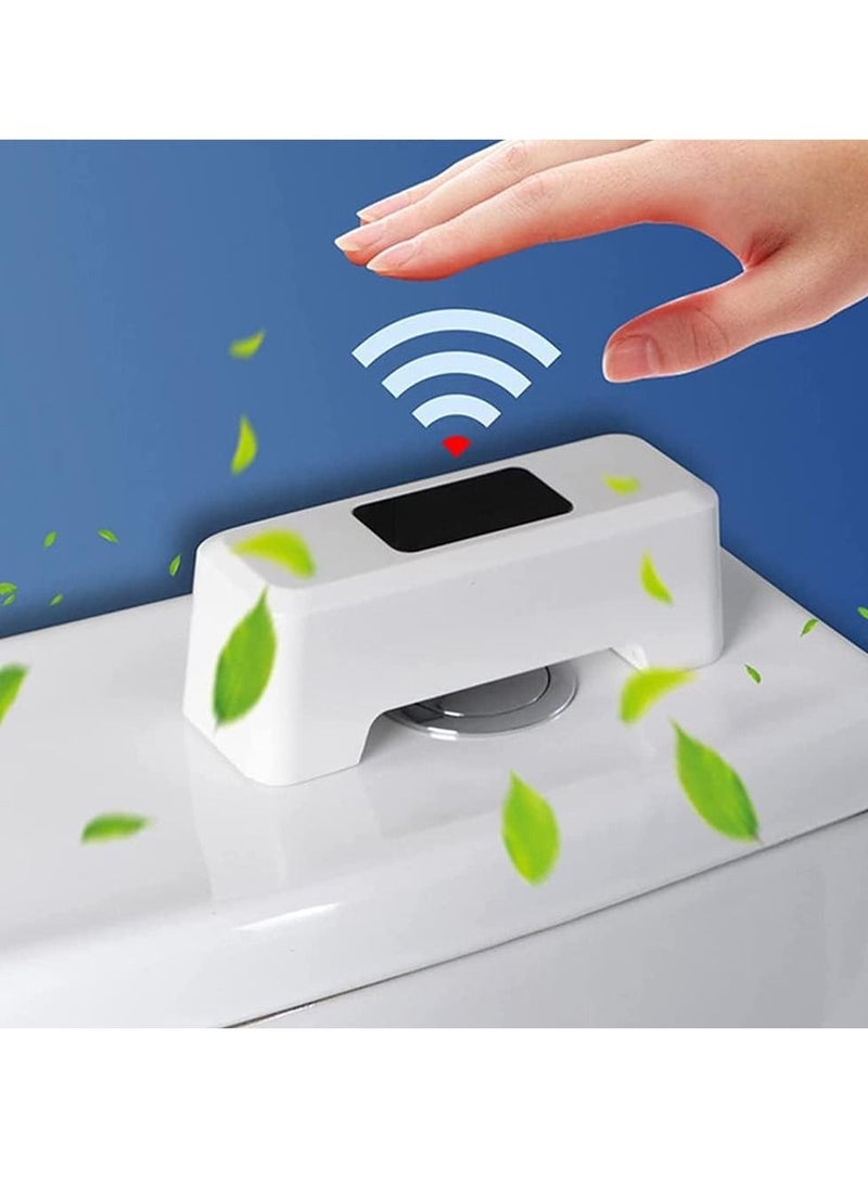 Automatic Toilet Flusher Infrared Sensor Touchless Toilet Flusher Kit Waterproof ABS Design Automatic Toilet Flusher for Home and Public Use Toilet Sensor Flusher  - Image 1