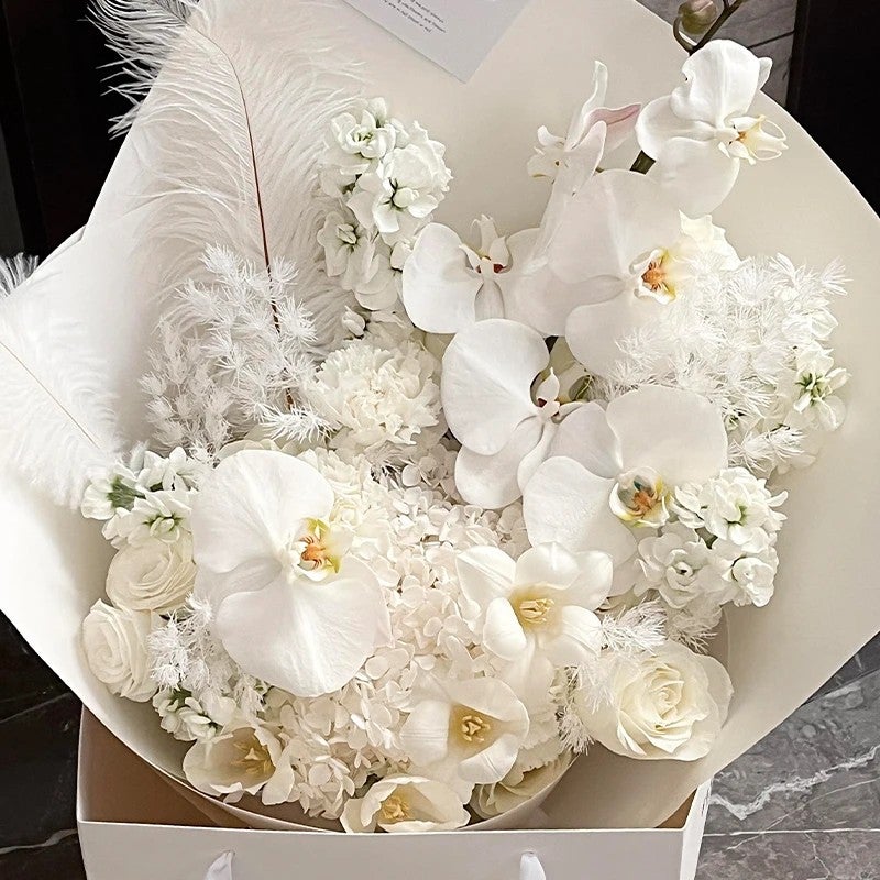 Bluejw Handmade Hydrangeas Dried Flowers for Home Decor - New Year, Christmas, Thanksgiving - DIY Crafting & Preserved Plants - Image 3