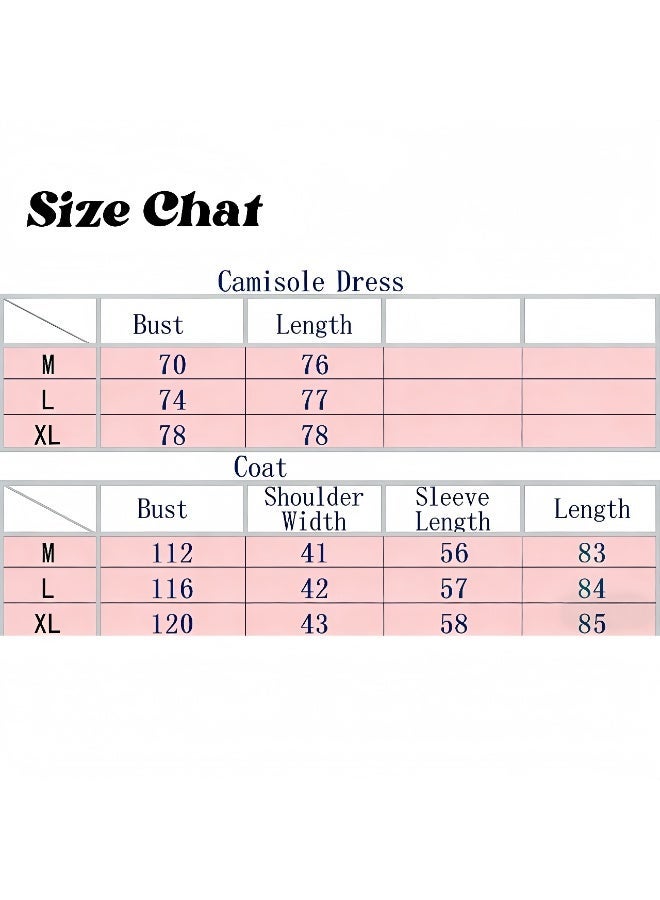 طقم ملابس داخلية نسائية مكون من فستان قصير من الساتان مزين بالدانتيل وروب شفاف. - Image 5