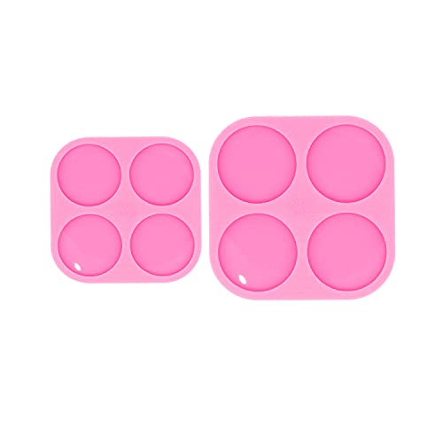 AMZTOART Super Glossy Resin Mold Phone Grip Epoxy Molds, Silicone Molds for Badge Reel DIY Telephone Stands Design (YMDY0532+DY0533) - Image 3