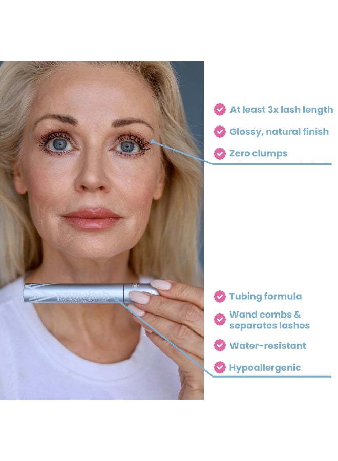 برومتيكس برايملاش ماسكارا للسيدات الأكبر سنًا – يضفي حجمًا، طبقة مزدوجة مذهلة – يدوم طوال اليوم، خالية من التكتل، مخفض التهيج (أسود) - Image 2