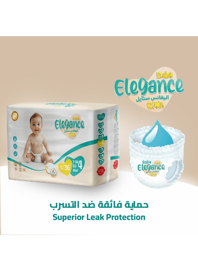 بيبي إليجانس حفاضات تركية عالية الجودة اليغنس بيبي ستايل 7-18 كغ - Image 5