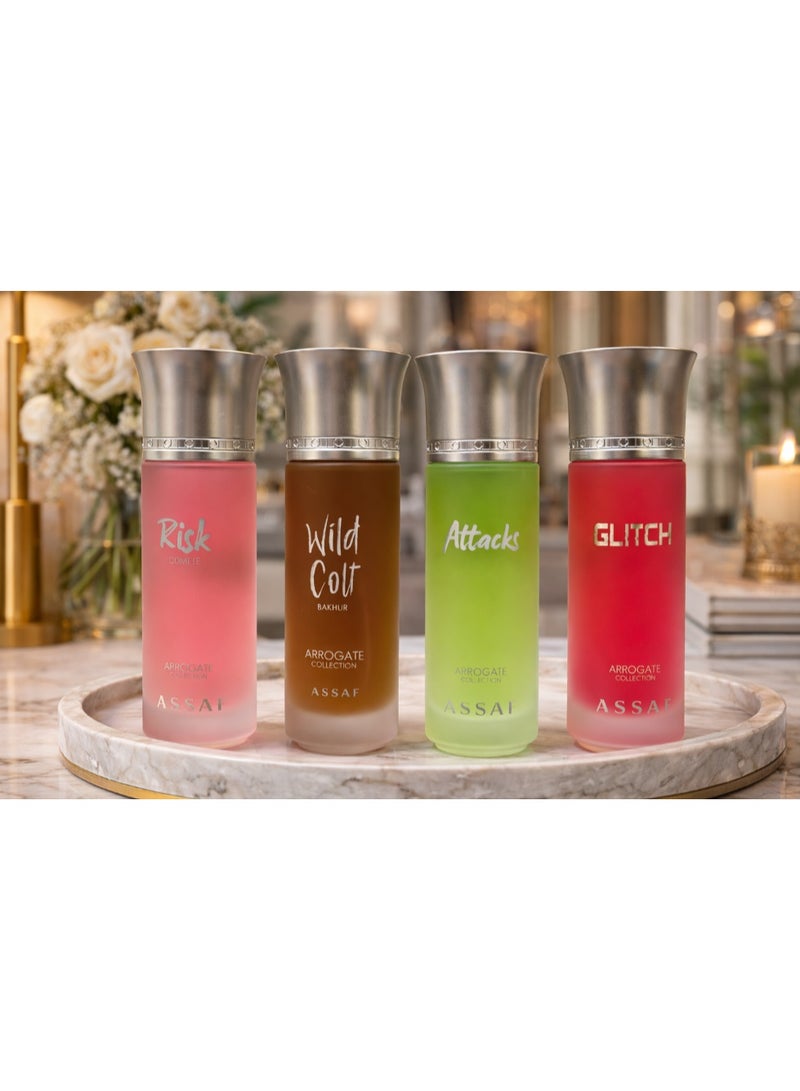 Assaf Perfume Set, New Edition, 4 pieces, 200ml each - Image 1