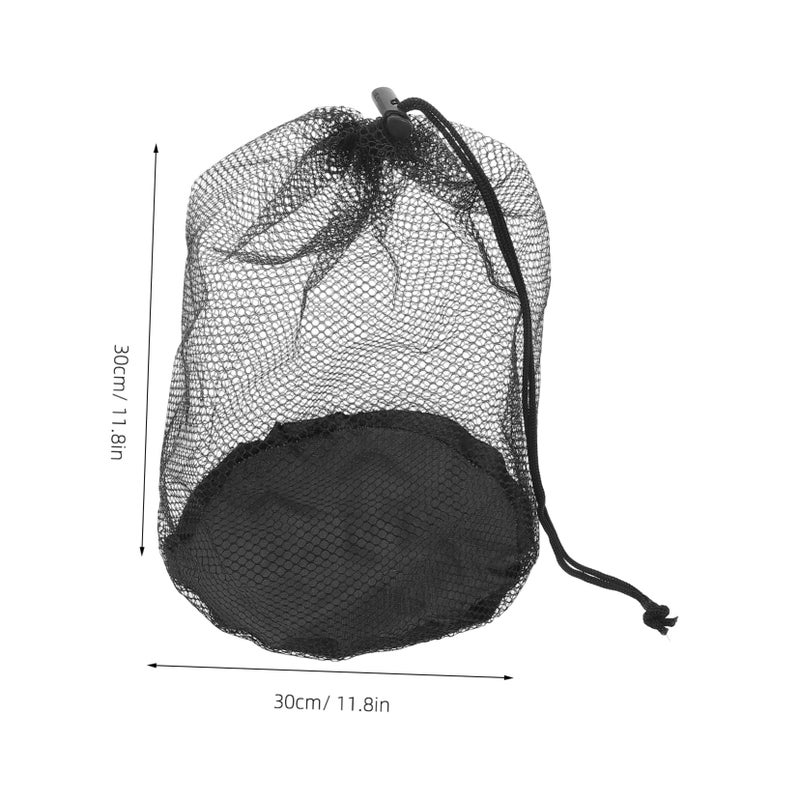 Large Mesh Beach Bag with Drawstring for Wet Swimsuit and Makeup Organizer Storage - Image 3