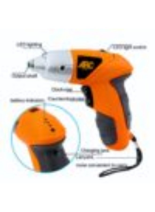 ABC ABC 3.6V Cordless Lithium Battery Drill Screwdriver with 26 Bits  - Image 2