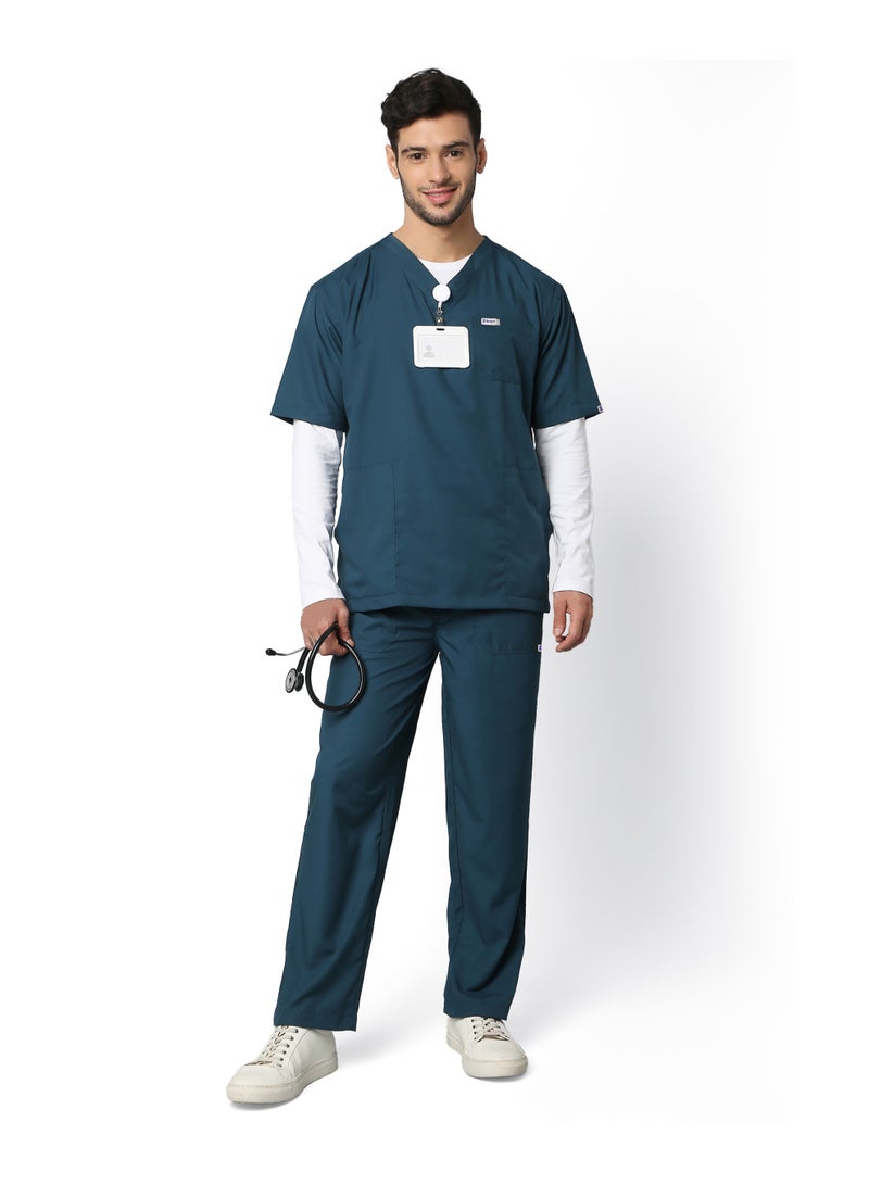 KNYA كنيا عملي رجالي ٥-جيب زي طبي ( أخضر, ) - Image 1