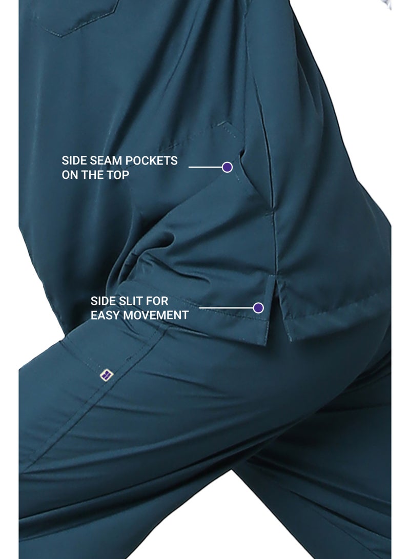 KNYA كنيا عملي رجالي ٥-جيب زي طبي ( أخضر, ) - Image 3