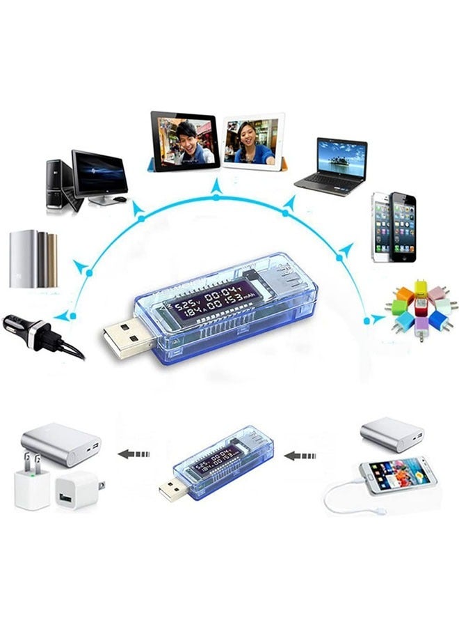 جهاز اختبار مقياس الجهد الحالي لشاحن USB ، كاشف عداد الطاقة ، جهاز اختبار سعة البطارية ، لاختبار قوة الشحن ، والجهد والتيار ، وقدرة بنك الطاقة ، إلخ. - Image 4