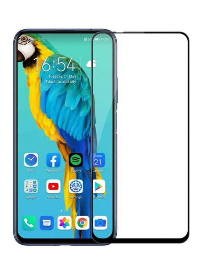 Tempered Glass Screen Protector For Huawei Nova 5T  5D Clear/Black