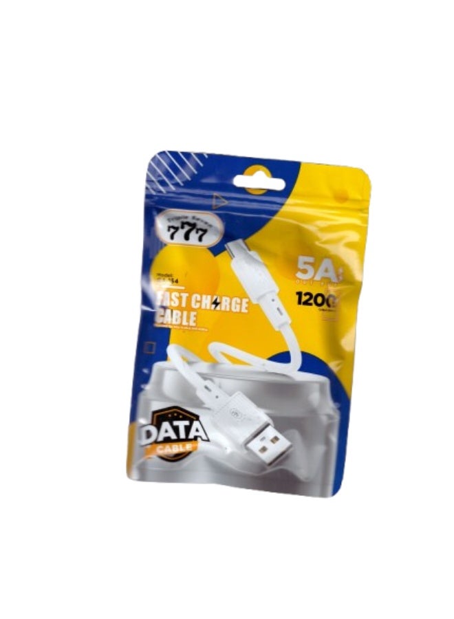 777 Durable 5A Type-C Data Cable - Ideal for Charging and Syncing Android Phones - Image 2