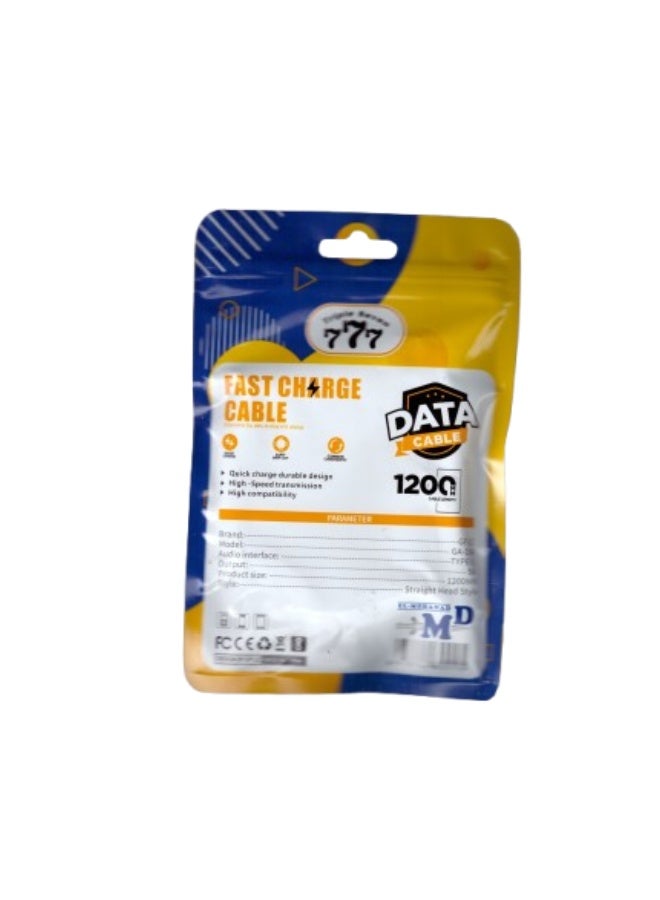 777 Durable 5A Type-C Data Cable - Ideal for Charging and Syncing Android Phones - Image 3